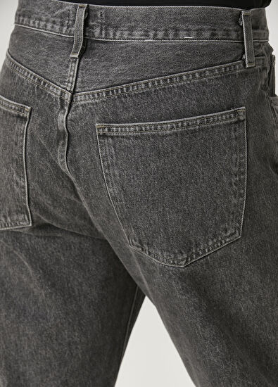 Agolde 90's Gri Organik Pamuk Jean Pantolon - 5