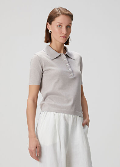 Kiton Light Blue Polo Neck Knitwear - 3