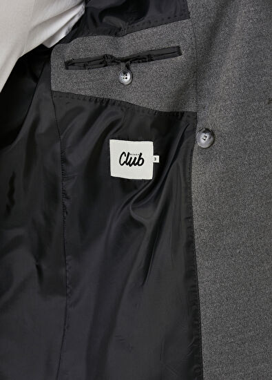 Beymen Club Gri Kruvaze Kaban - 6