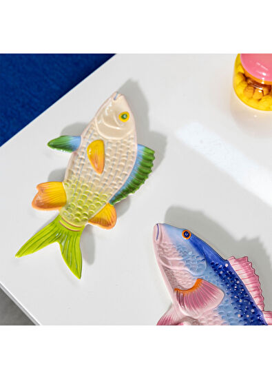 KLEVERING Dolomit Tetik Balığı Tabağı 34.5 x 18.5 cm - 5