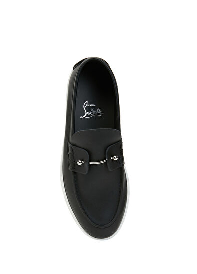 Christian Louboutin Chambeliboat Black Mens Leather Loafer - 4