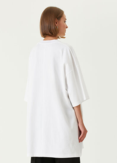 The Row Isha Oversize Beyaz T-shirt - 5