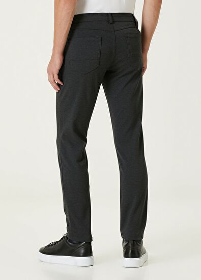 Beymen Club Antrasit Melanj Örme Spor Pantolon - 3