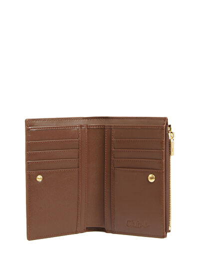 Beymen Club Brown Knitted Women's Leather Wallet - 4