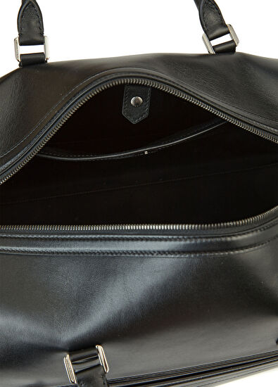 Dolce&Gabbana Roman Black Logo Detailed Men's Leather Bag - 4