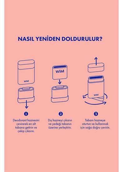 Wild Honey & Cactus Flower Refill Yedek Stick Kadın Deodorant İçi  40 gr - 7