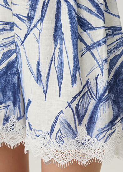 Beymen Club Santorini Printed Linen Shorts - 6