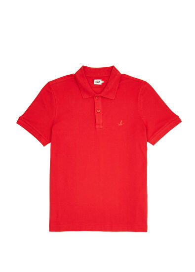 Beymen Club Red Polo Neck T-Shirt - 7