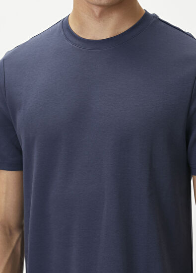 Beymen Club Lacivert İnterlok T-shirt - 6