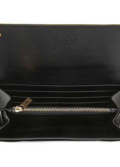 Beymen Club Siyah Kadın Büyük Deri Cüzdan - 4