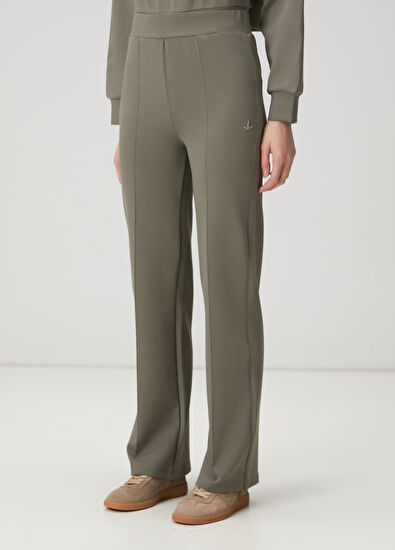 Beymen Club Yeşil Nervürlü Jersey Pantolon - 3