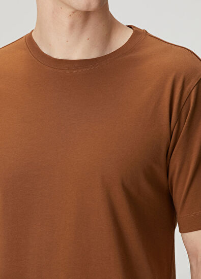 Dries Van Noten Kahverengi Basic T-shirt - 5