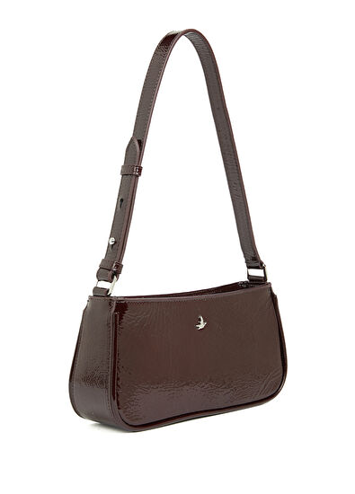 Beymen Club Burgundy Women's Leather Shoulder Bag - 3