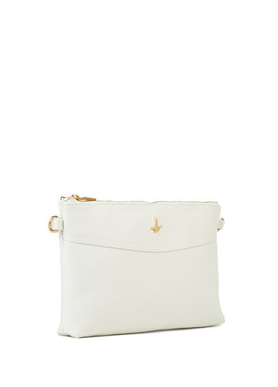 Beymen Club White Logo Detailed Women's Crossbody Bag - 3