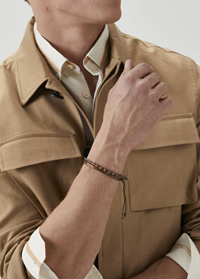 Beymen Club Brown Stones 2 Pieces Men's Bracelet - 5