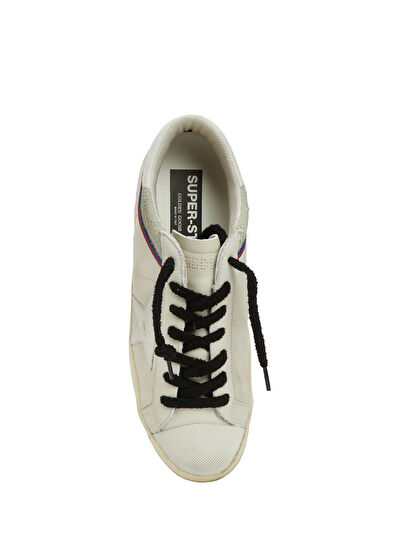 Golden Goose Super-Star White Grey Men's Leather Sneakers - 4
