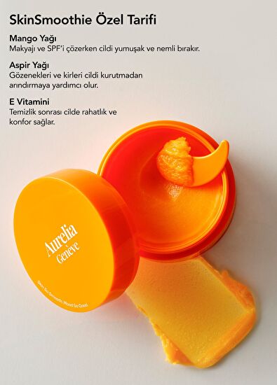 Aurelia Genève Mango MoodBoost SkinSmoothie Vegan Cleansing Balm - 3