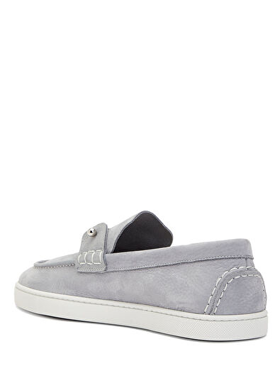 Chambeliboat Gri Erkek Nubuk Loafer - Görsel 4