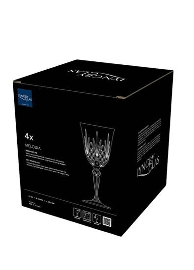 Lyngby Glas Melodia Crystal Red Wine Glass Set of 4 - 7