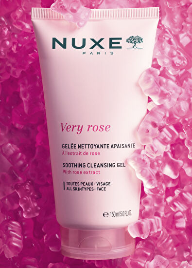 Nuxe Soothing Facial Cleansing Gel with Rose Extract 150 ml + 3-in-1 Skin Cleansing Brush - 3