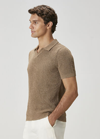 Beymen Club Bej Polo Yaka Triko - 5