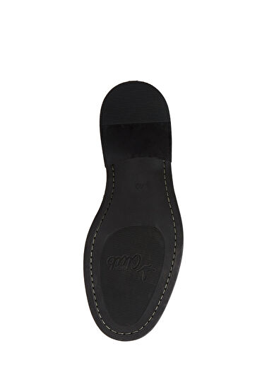 Beymen Club Siyah Püsküllü Kadın Deri Loafer - 5