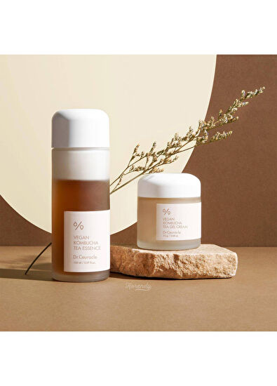 Dr. Ceuracle Vegan Kombucha Tea Gel Cream Parlatıcı ve Besleyici Kombuça Jel Krem 75 ml - 4