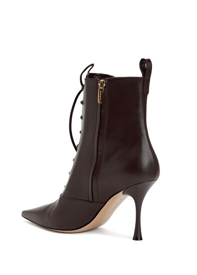 Gianvito Rossi Vitello Bordo Kadın Deri Bot - 3