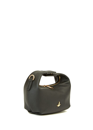 Beymen Club Black Women's Leather Crossbody Bag - 3