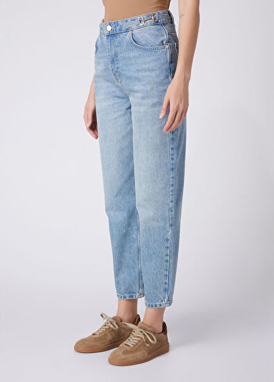 Beymen Club Blue Gold Accessory Jeans - 4