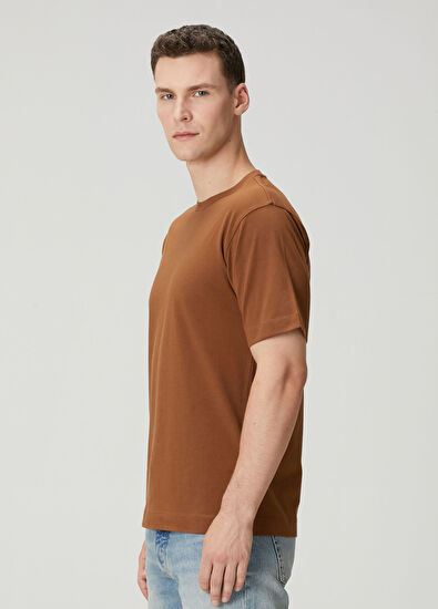 Dries Van Noten Kahverengi Basic T-shirt - 3