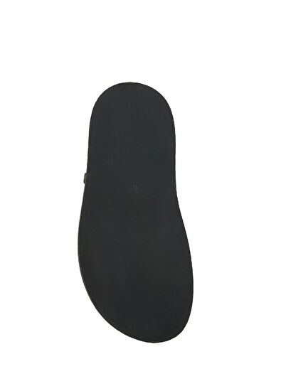 Beymen Club Siyah Kadın Deri Sandalet - 5