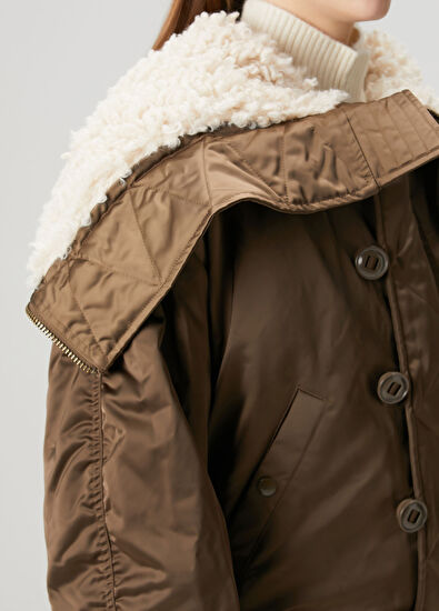 Etoile Isabel Marant Elisa Haki Kapüşonlu Ceket - 7