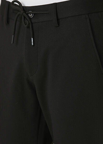 Beymen Club Black Diagonal Patterned Chino Pants - 4