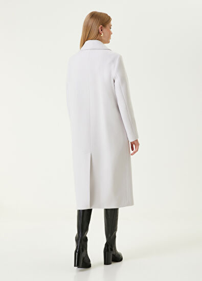 Beymen Club Taş Kruvaze Yün Kaşe Palto - 6