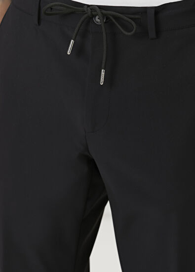 Beymen Club Siyah Beli Kordonlu Pantolon - 4