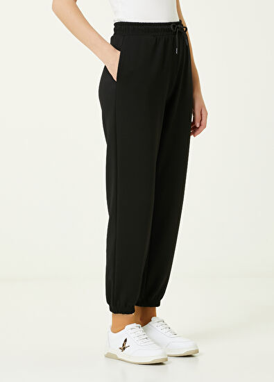 Beymen Club Siyah Logo Detaylı Jogger Pantolon - 3