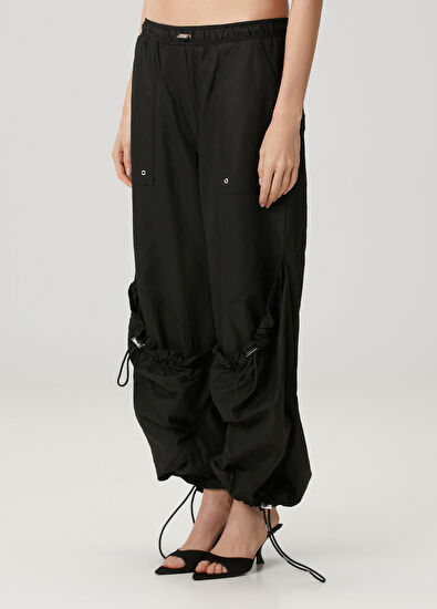 The Attico Siyah Kargo Pantolon - 3