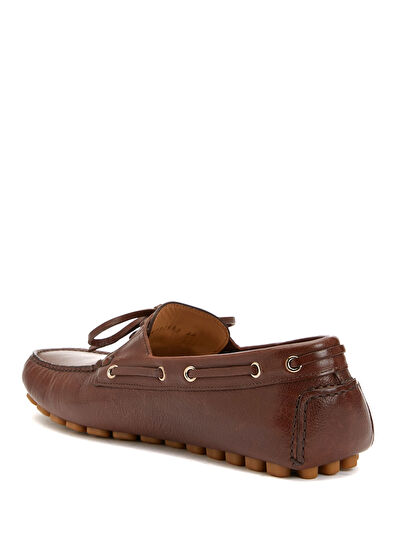 Kahverengi Erkek Deri Driver - Görsel 4