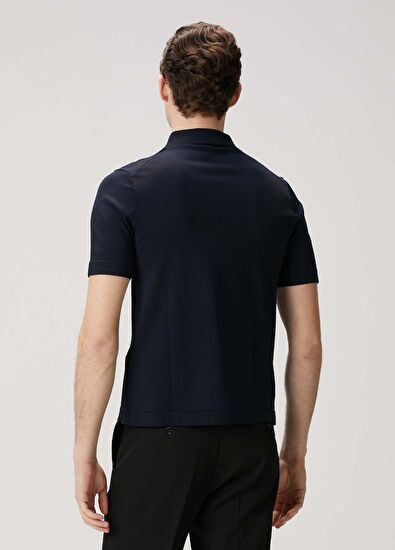 Sandro Lacivert Polo Yaka T-shirt - 4