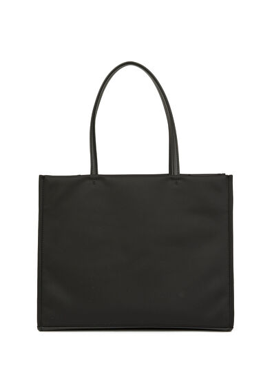 Tory Burch Ella Small Tote Siyah Kadın Alışveriş Çantası - 4