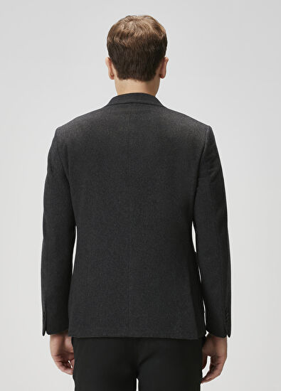 Beymen Club Anthracite Premium Cashmere Jacket - 5