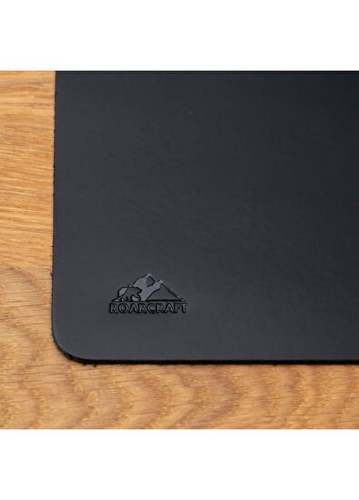 Roarcraft Siyah Deri Masa Matı ve Mouse Pad Seti - 3