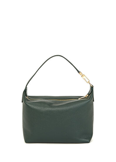 Beymen Club Green Women's Leather Shoulder Bag - 4