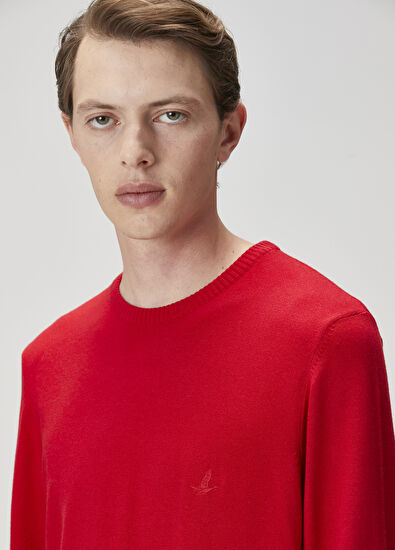 Beymen Club Parlak Kırmızı Basic Kazak - 7