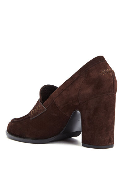 Beymen Club Brown Suede Heels - 3