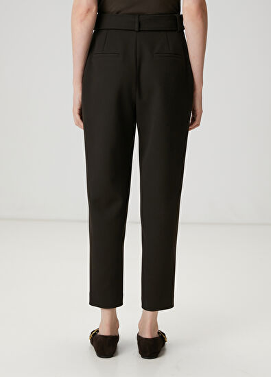 Beymen Club Dark Brown Belted Pants - 6