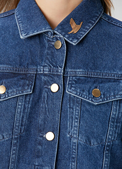 Beymen Club Dark Blue Denim Jacket - 5