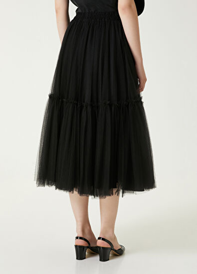 Beymen Club Siyah Kabarık Tütü Etek - 6