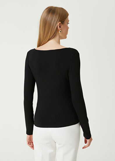 Beymen Club Black Long Sleeve T-Shirt - 6